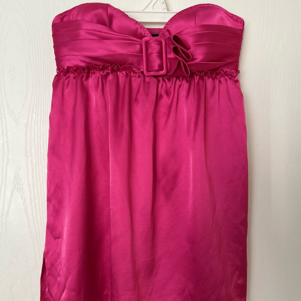VS Elegant Pink Satin Chemise